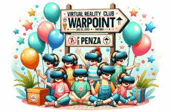 VR-клуб Warpoint в Пензе: как организовать идеальный детский праздник и безопасно погрузить ребёнка в виртуальную реальность